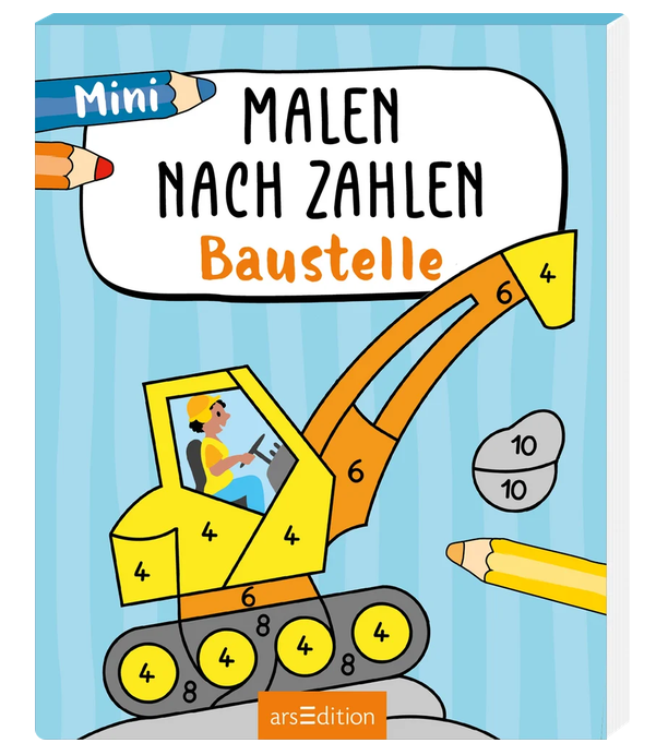 Malen nach Zahlen Mini – Baustelle