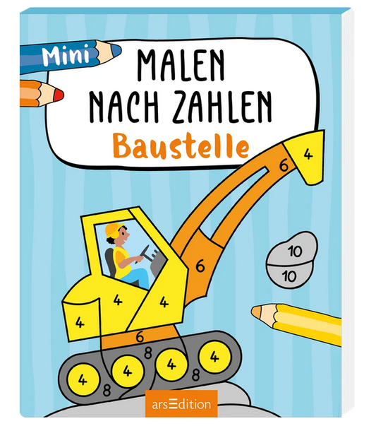 Malen nach Zahlen Mini – Baustelle
