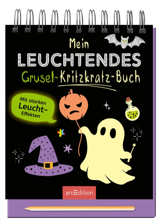 Mein leuchtendes Grusel-Kritzkratz-Buch