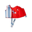 Schwimmweste: blau,weiß,rot