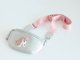 Bauchtasche silber Einhorn (Neuware)