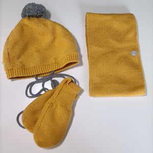Set: Mütze ,Schal, Handschuhe KU 48