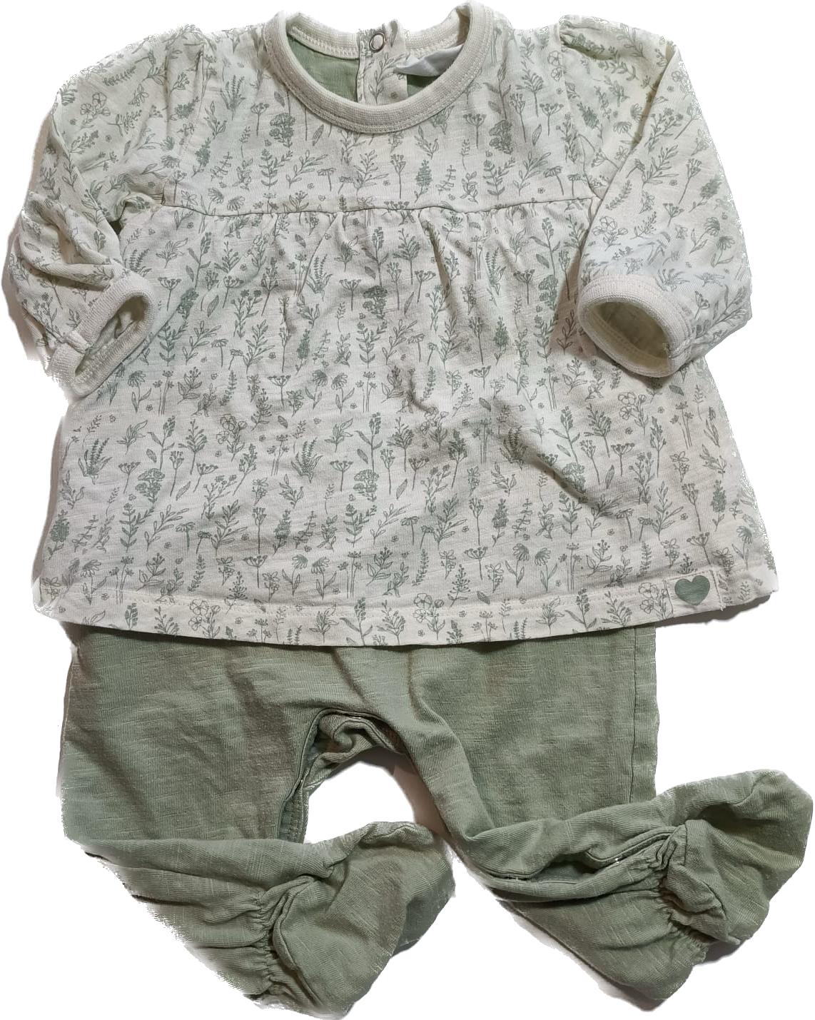 Set: Strampler und Langarmshirt Gr 62