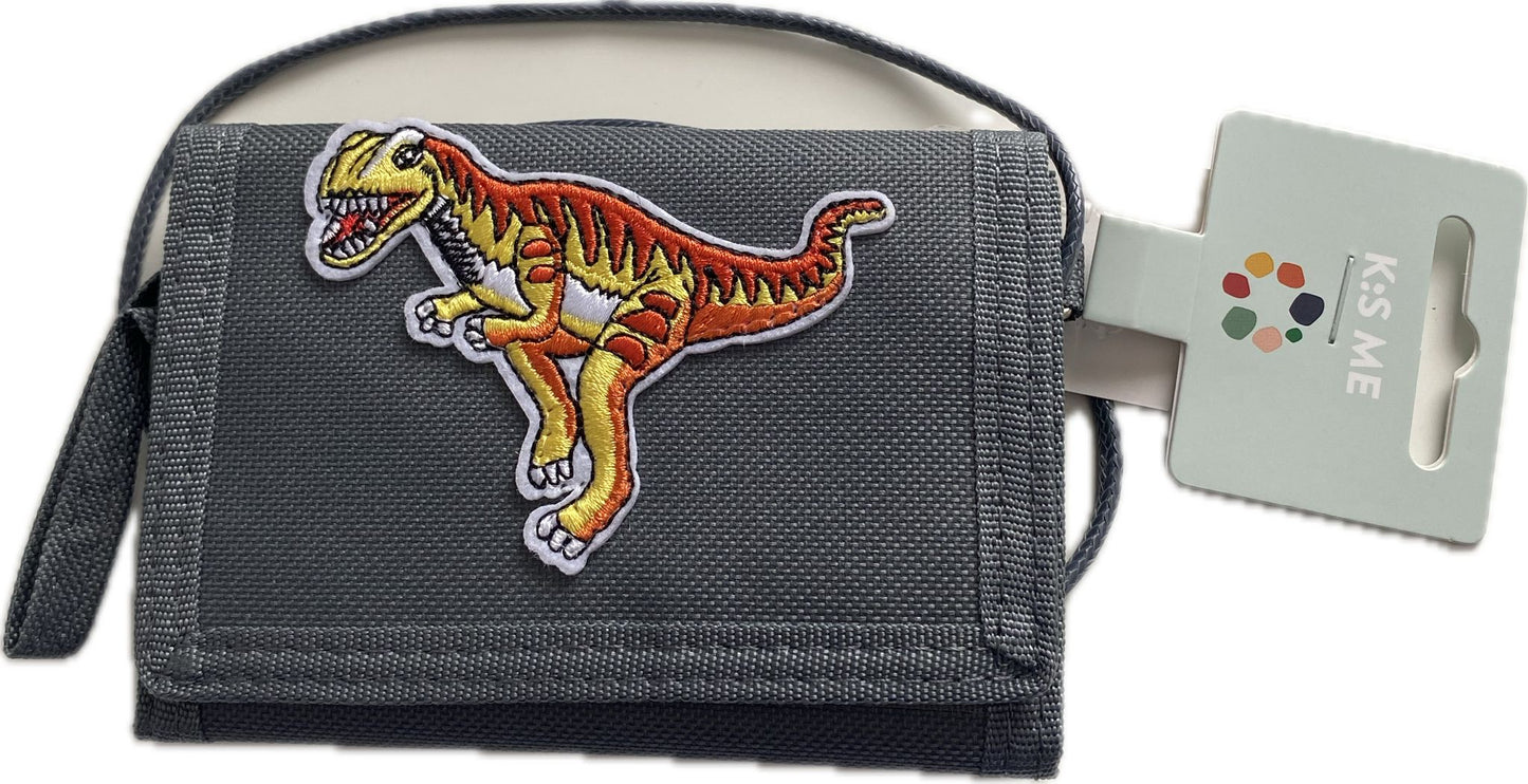 Brustbeutel grau Dino