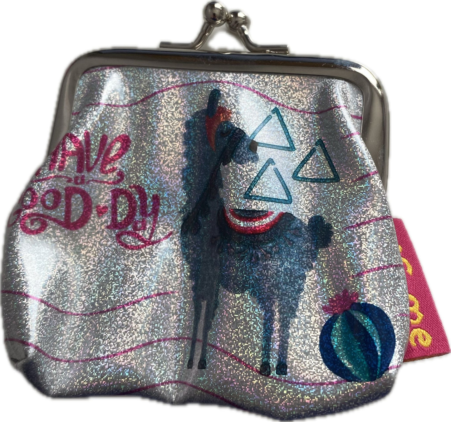 Klappbörse glitzer Tiere