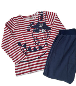 Set: Langarmshirt und Hose Gr 110