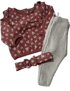 Set: Pullover, Hose und Stirnband Gr 62