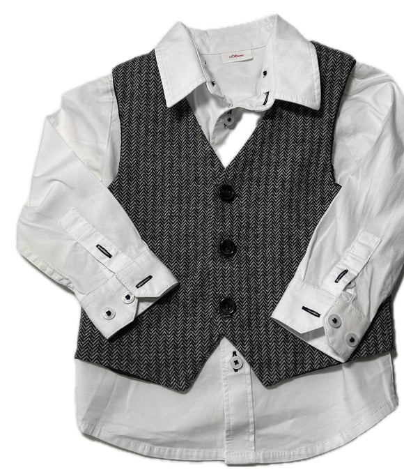 Set: Hemd und Gillet Gr 92/98