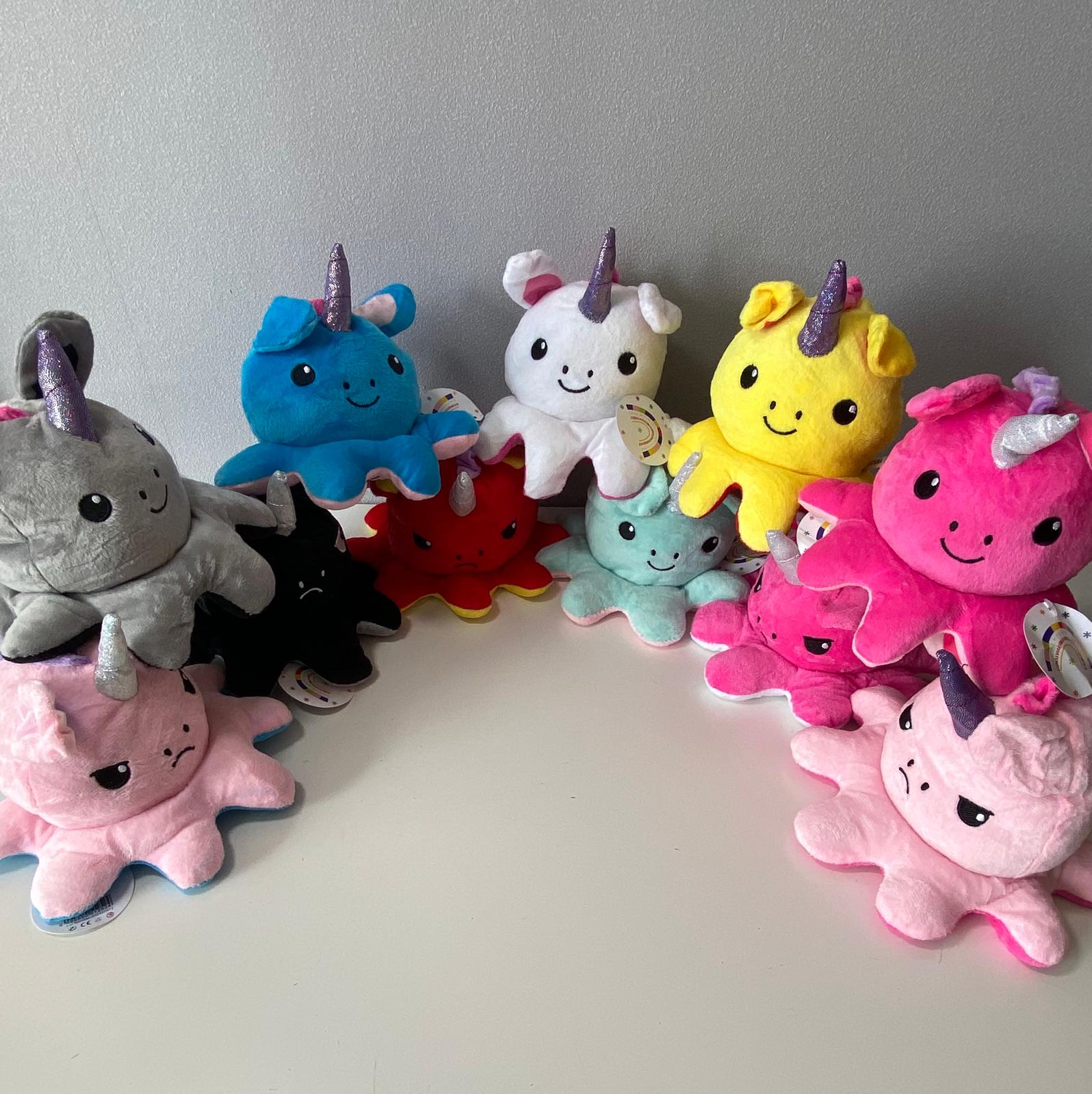 Oktopus Wendeplüschtier Einhorn