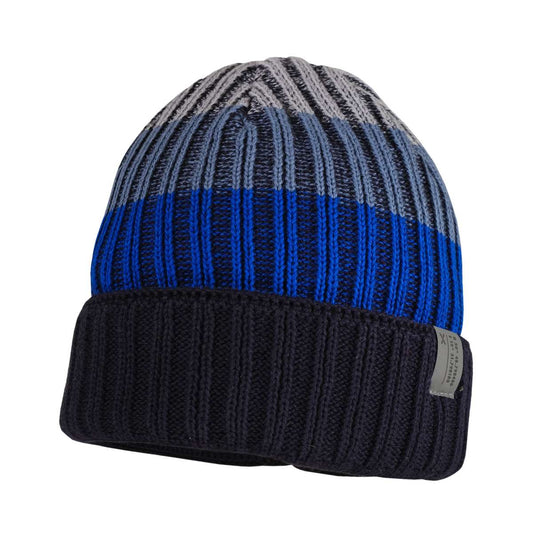 Beanie blau,grau