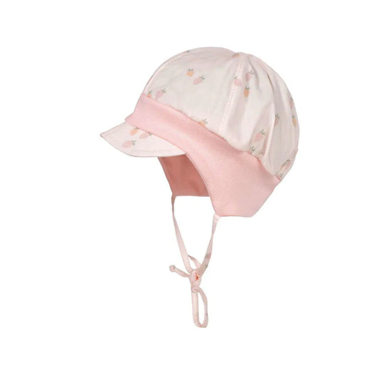 Babymütze rosa,Erdbeeren
