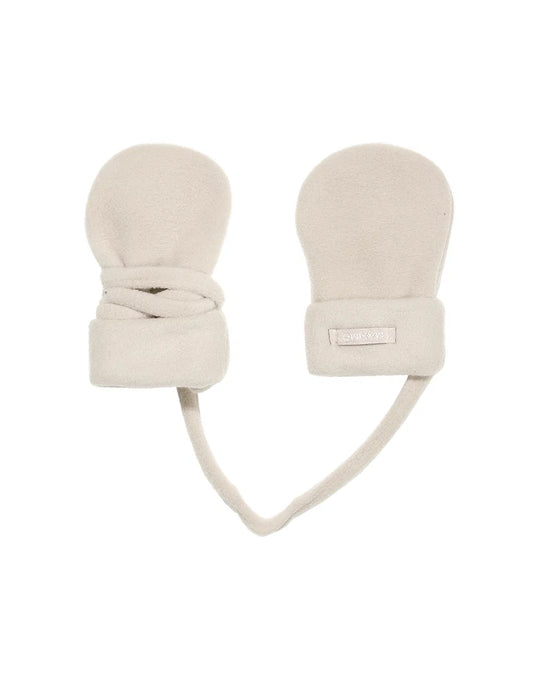 Fleece Babyhandschuhe weiß