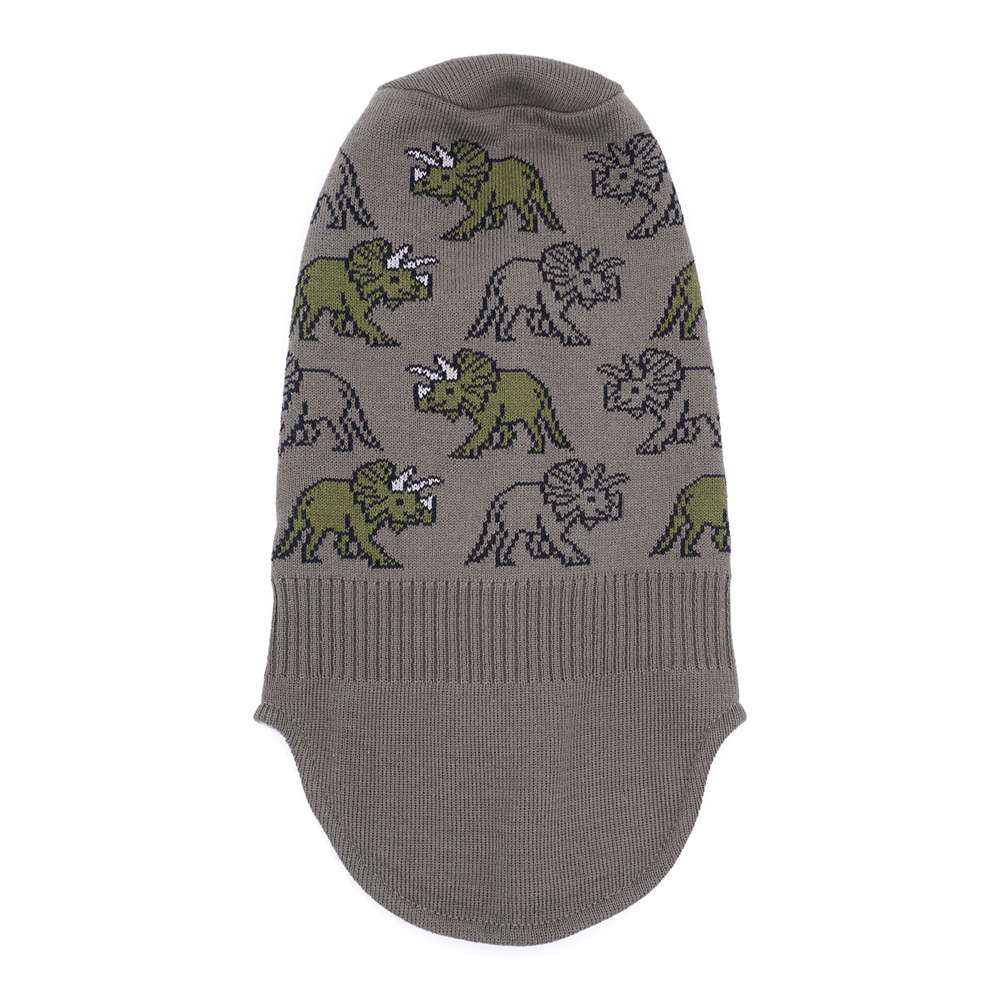 Kopfschoner grau,dino