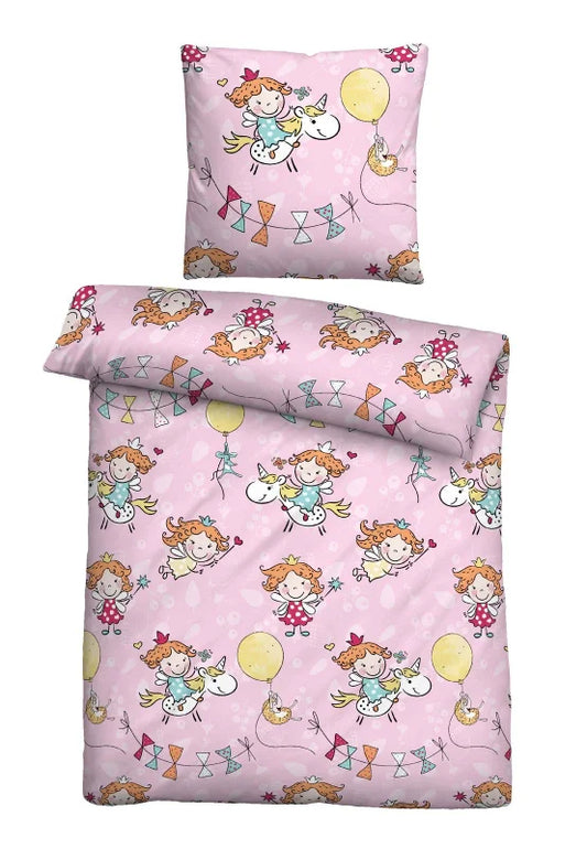 Feinbiber Bettwäsche: Einhorn
