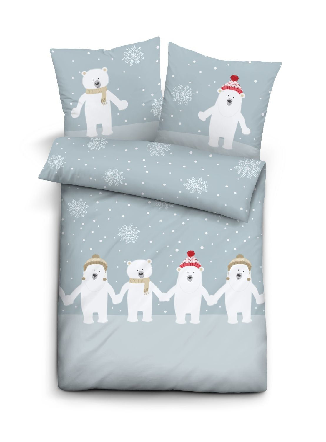 Feinbiber Bettwäsche: Eisbären