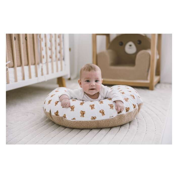 Kleines Stillkissen: weiß,Bären 150 cm reserviert für Geburtsliste #412239