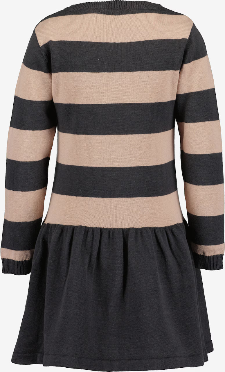 Strickkleid grau,rosa