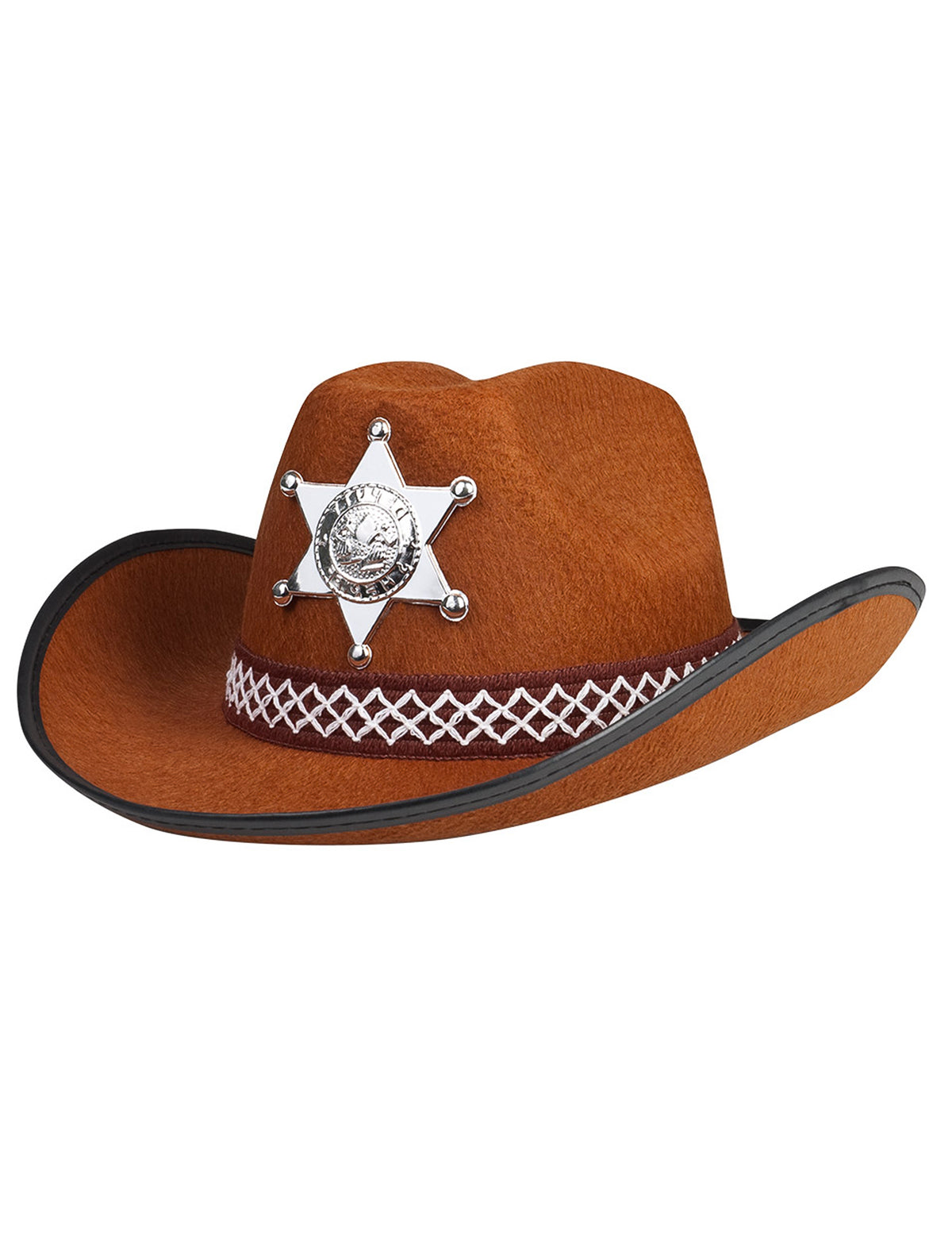 Kostüm Zubehör: Cow boy hut: braun