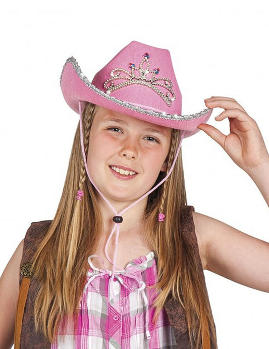 Zubehör: Cowboyhut rosa
