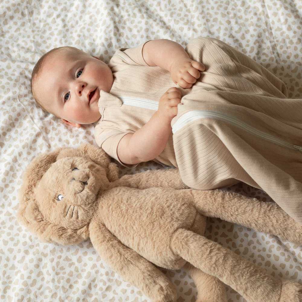Trois Kilos Sept Kuscheltier: Löwe: beige 60 cm Groß