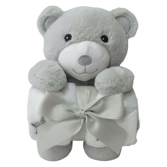 Teddy mit Decke