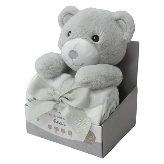 Teddy mit Decke