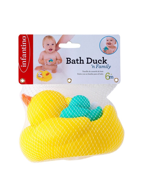 Badewannenente mit 2 kleinen Enten (Neuware)