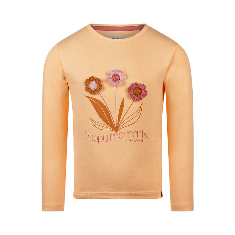 Langarmshirt: orange