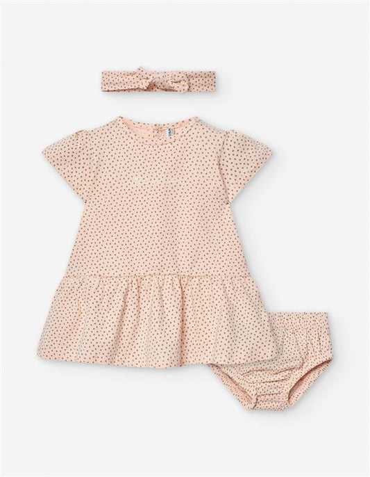 Set: Kleid,Überhose und Stirnband