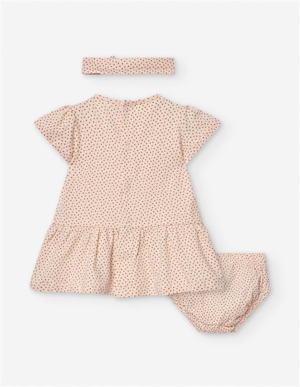 Set: Kleid,Überhose und Stirnband