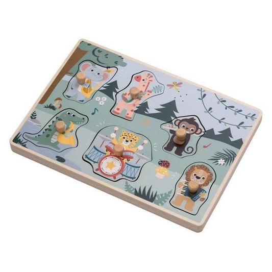 Steckpuzzle mit Musik: Zirkus