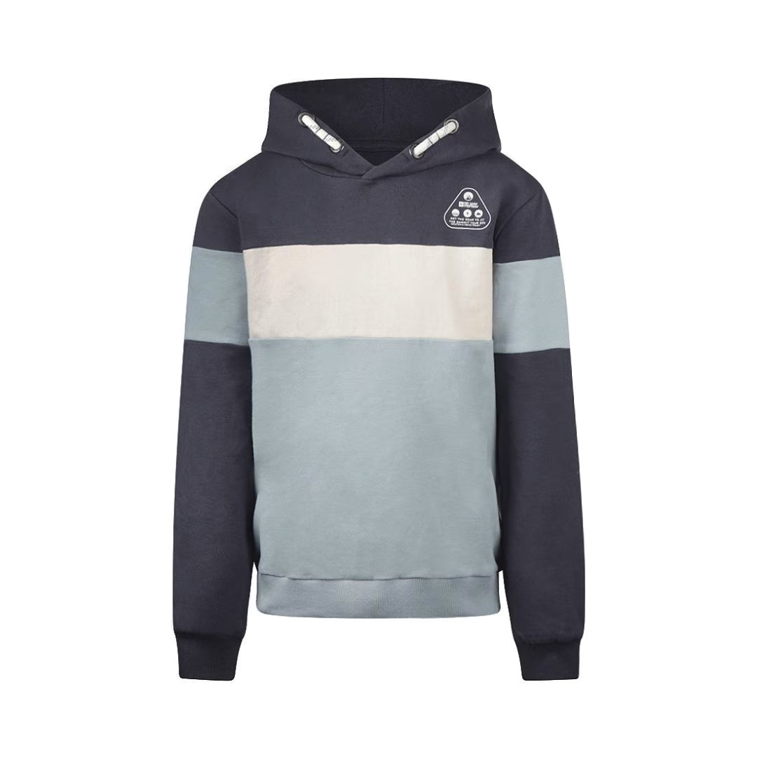 Sweatpullover: blau,Beige