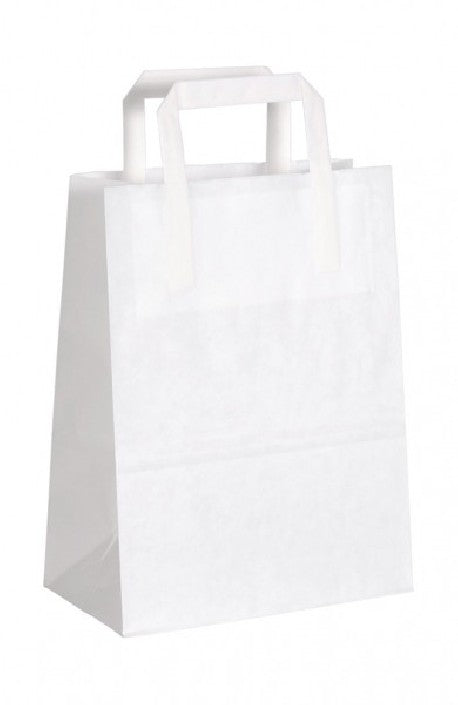 Papiertüte weiß klein