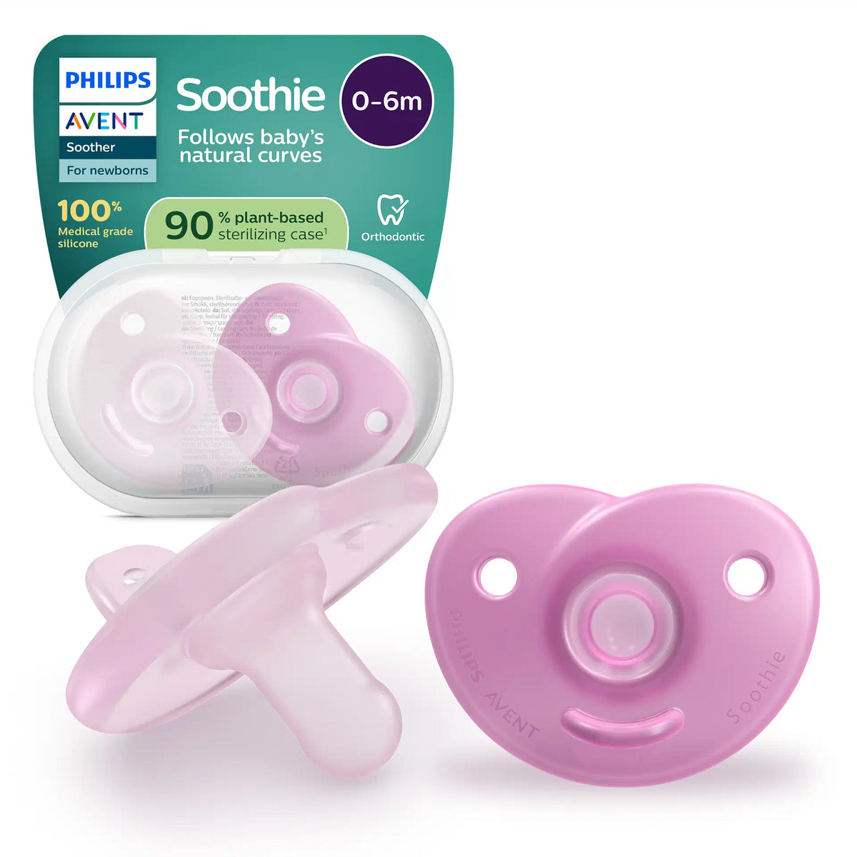 Avent Schnuller: rosa 0-6 Monate