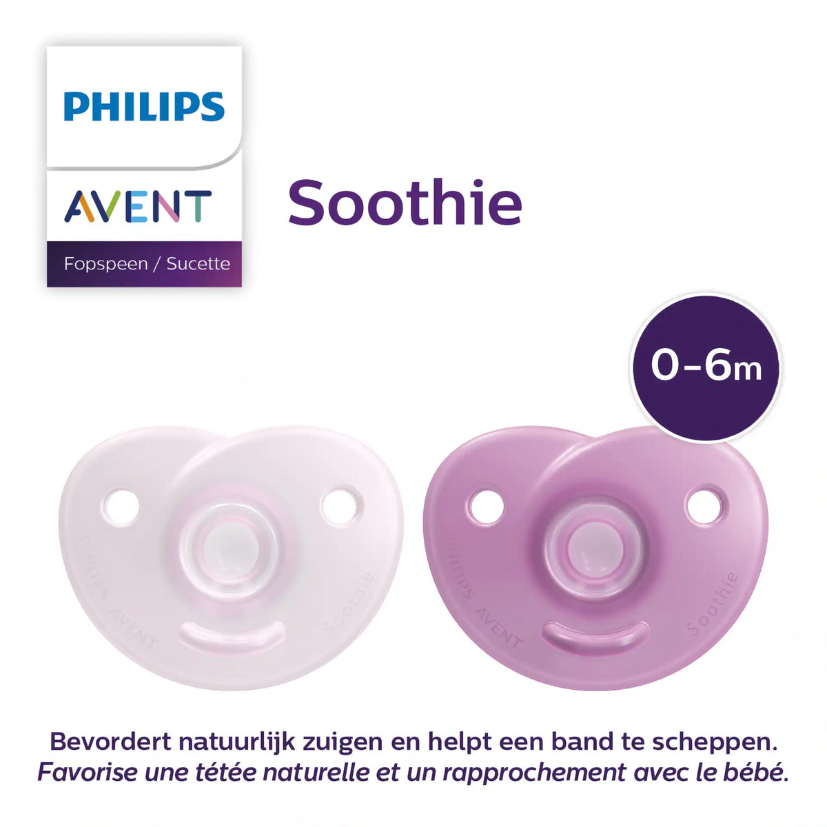 Avent Schnuller: rosa 0-6 Monate