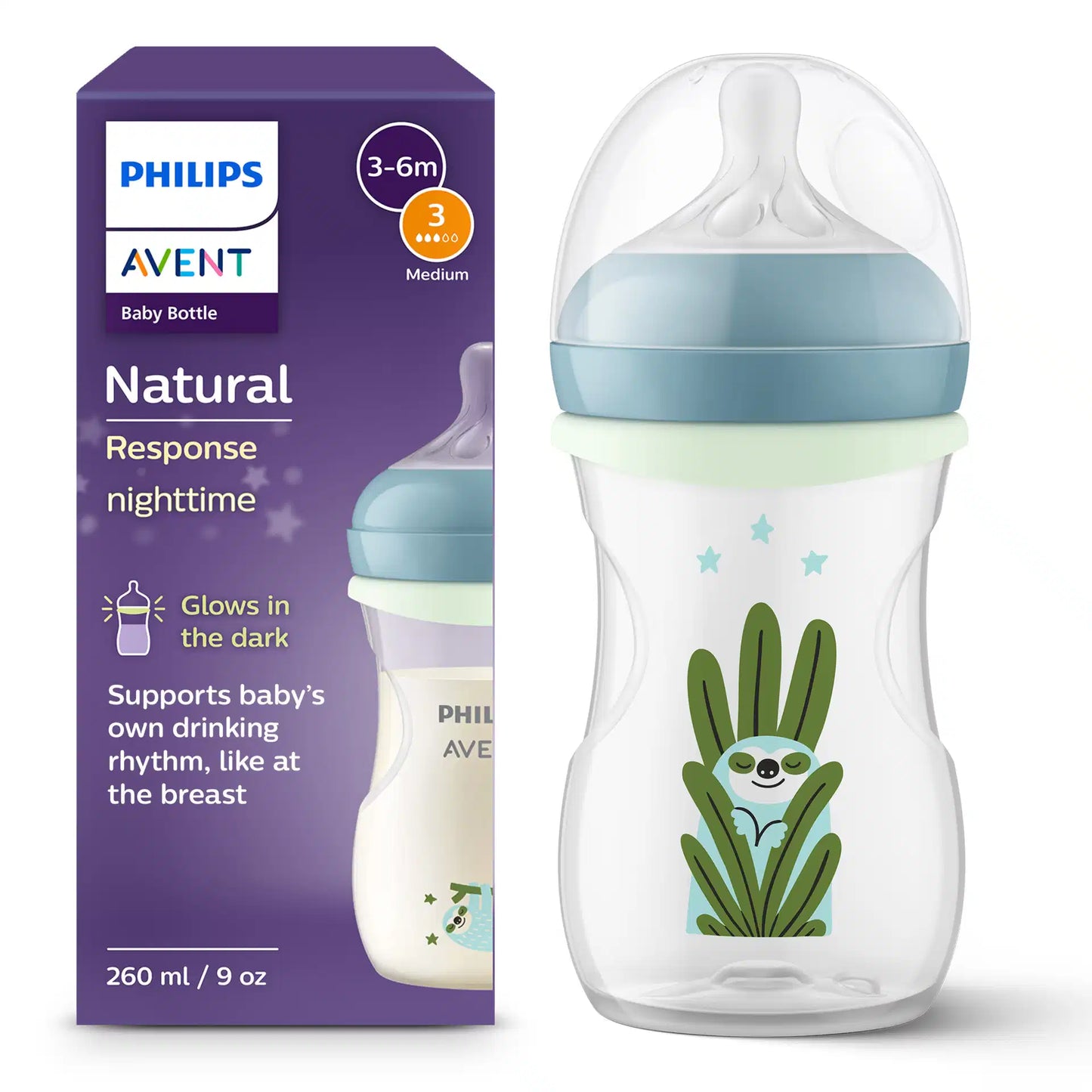Babyflasche 260 ml (leuchten)