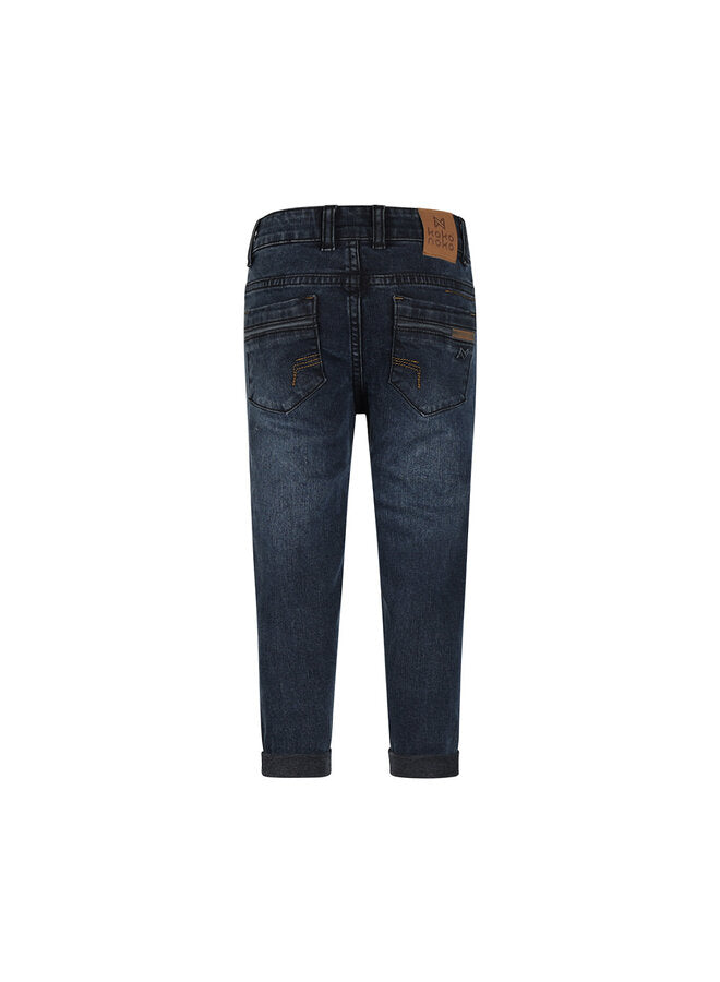 Jeanshose: dunkel blau